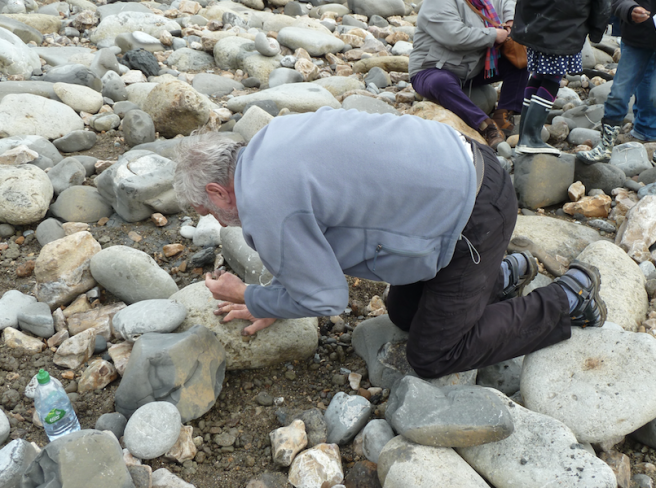 Sanford looking for fossils 2